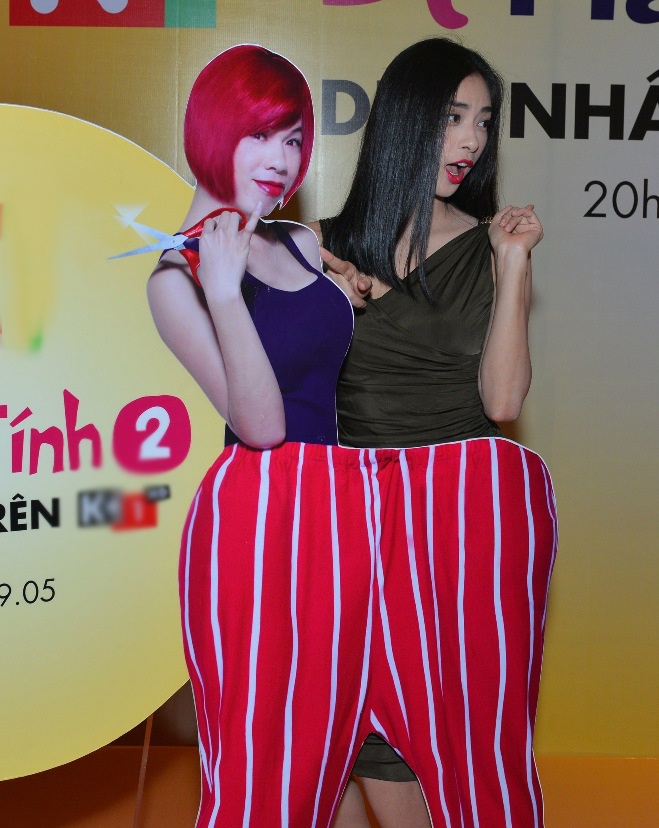 Ngô Thanh Vân nghịch ngợm bên post của diễn viên Thái Hòa trong