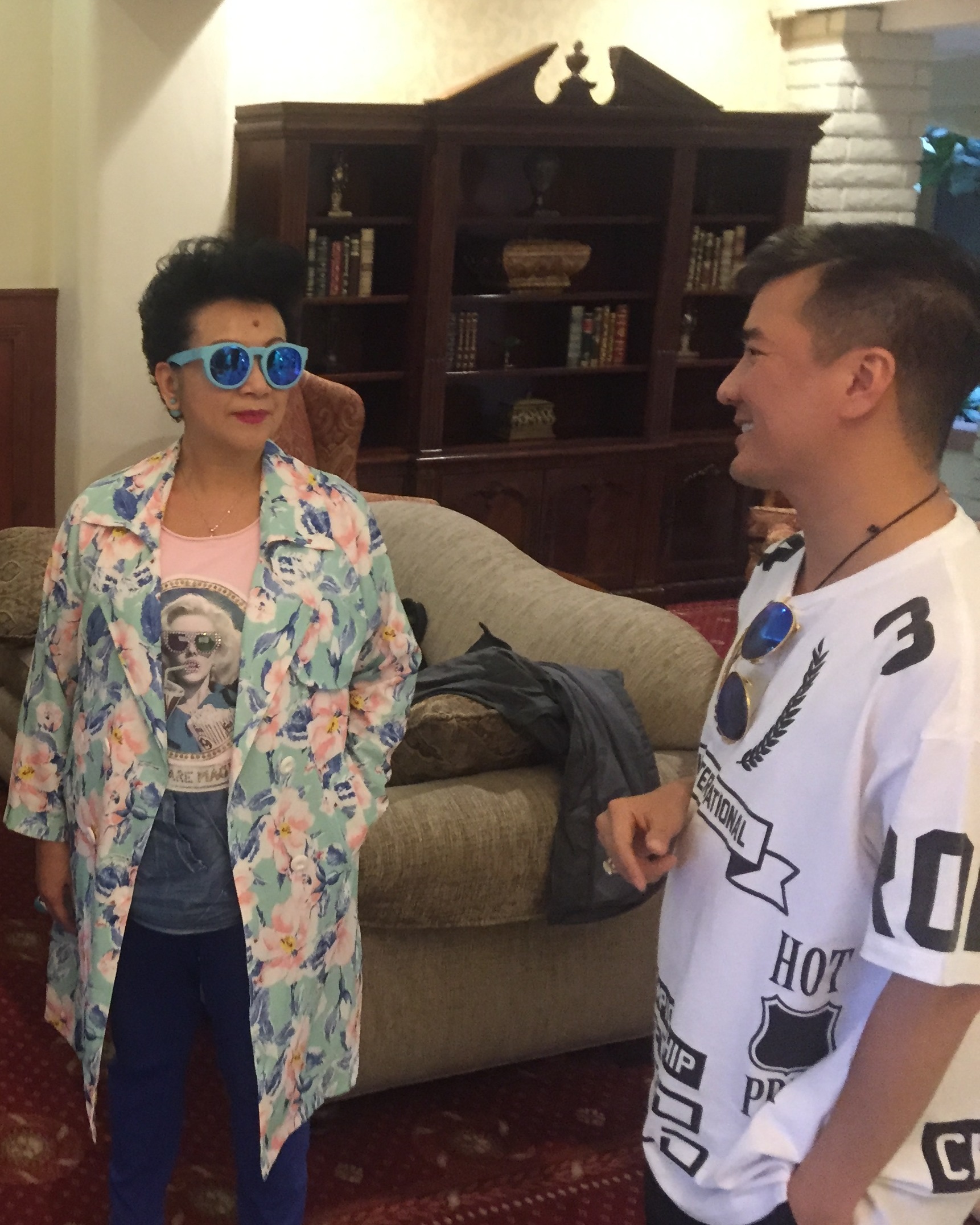 Cô cũng có mặt tại Mỹ để chuẩn bị cho show diễn riêng của mình đêm 