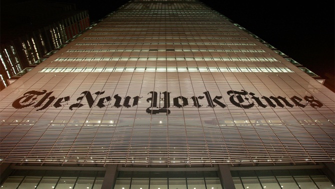 Luật mới của Thời báo New York khiến nhiều nhà làm phim lao đao - 1 Tòa soạn Thời báo New York Times