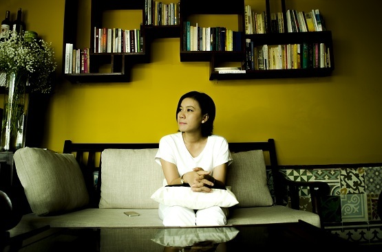 Một góc trong không gian cà phê sách của chị Nguyễn Anh Chiêu