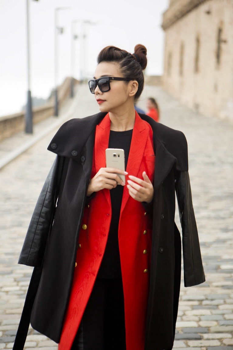 Thanh Hằng sành điệu khám phá Châu Âu