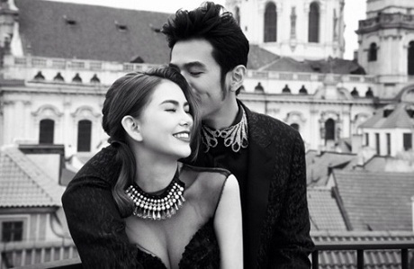 Jay Chou tình tứ bên vợ mới cưới