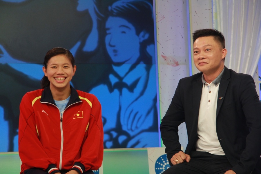 Nụ cười vô tư và rạng rỡ của Ánh Viên