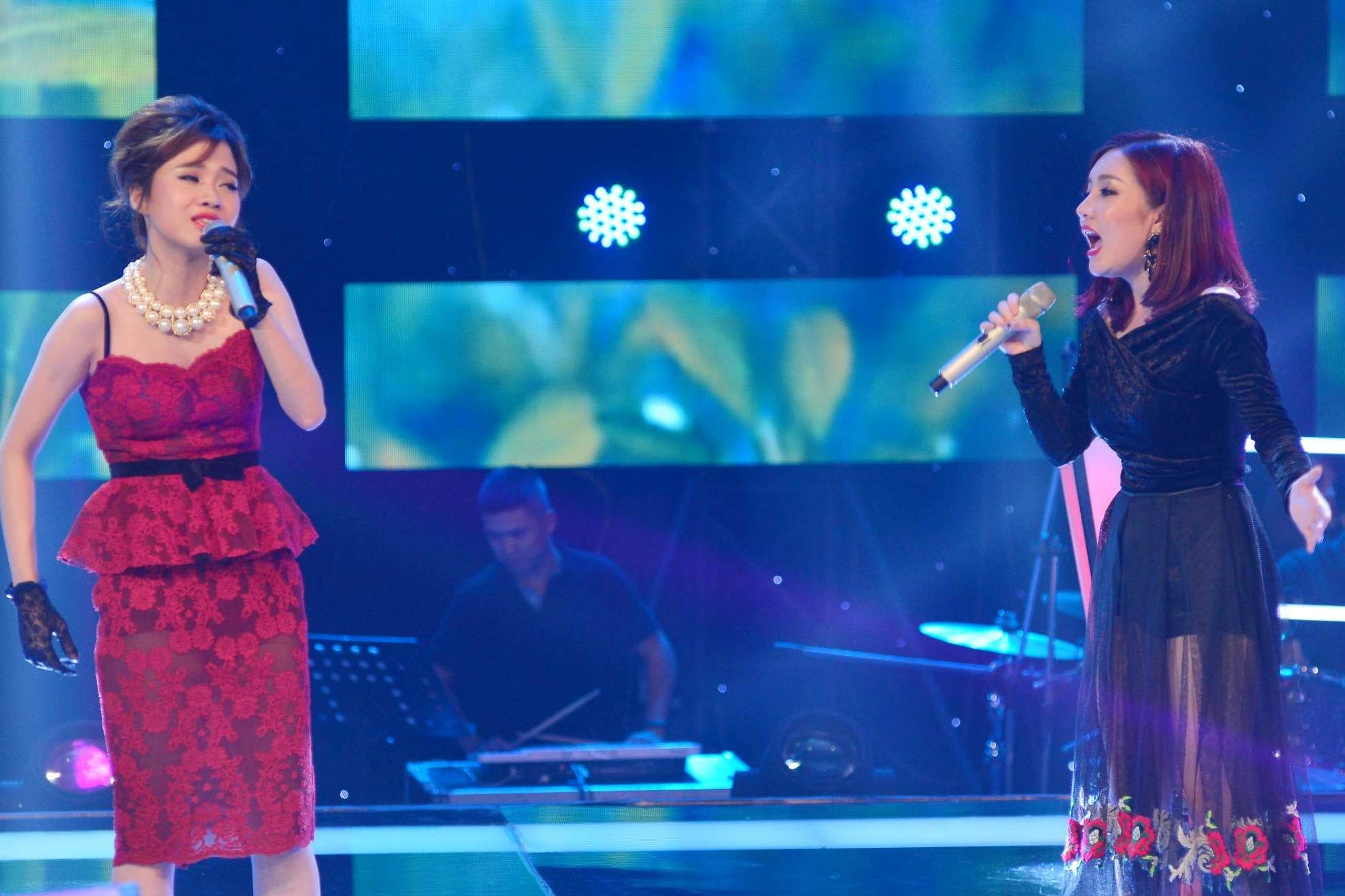 Duy Anh và Hải Yến bất ngờ khi được huấn luyện viên Mỹ Tâm cứu luôn cả 2 người