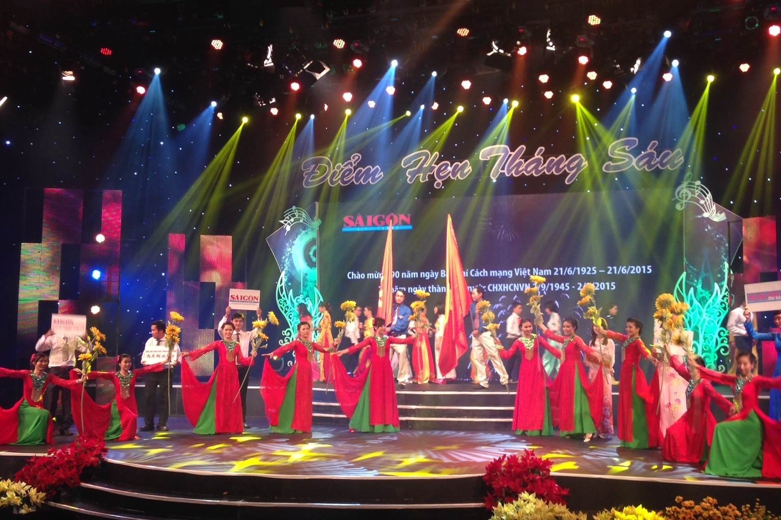 Tiết mục của báo Sài Gòn Giải Phóng