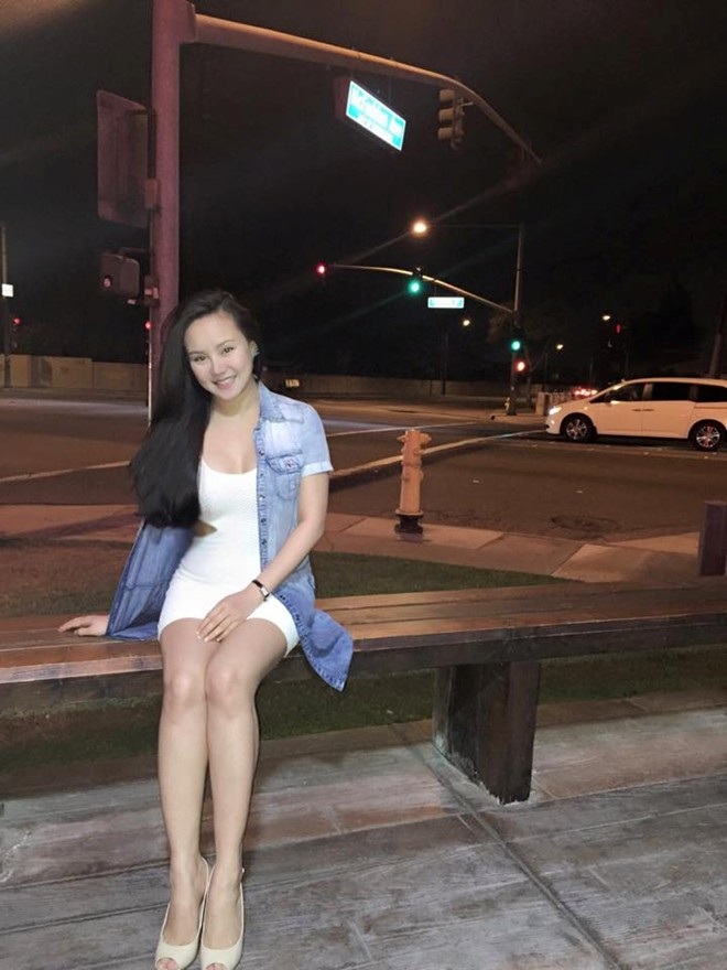 Người đẹp Việt thon gọn đáng kinh ngạc sau khi sinh - 3 Vy Oanh sau khi sinh con vẫn ở Mỹ