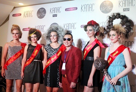 Ấn tượng với Festival tóc Kanac 2014 tại Huế - 2 Nhà tạo mẫu tóc Nguyễn Thế Quang và đội người mẫu tóc đến từ nước ngoài đầy ấn tượng