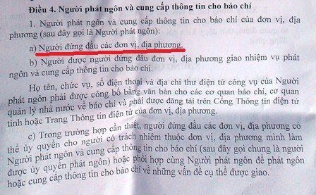 Nhiều thủ trưởng ban ngành "gây khó dễ" với báo chí - 2 Nhiều thủ trưởng ban ngành gây khó dễ với báo chí