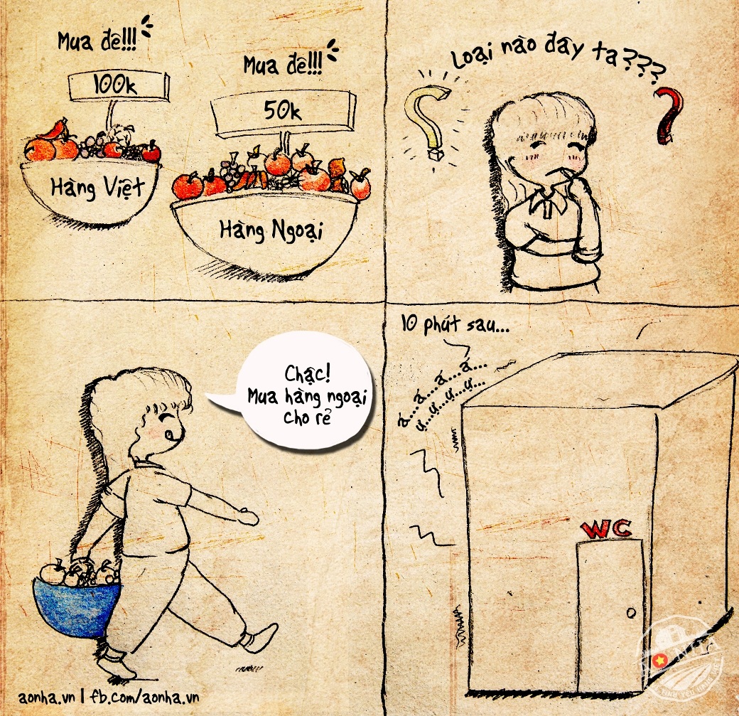 Vui nhộn câu chuyện “sính hàng ngoại” qua ảnh của bạn trẻ Huế - 3 Thành Nhân – Đại Dương