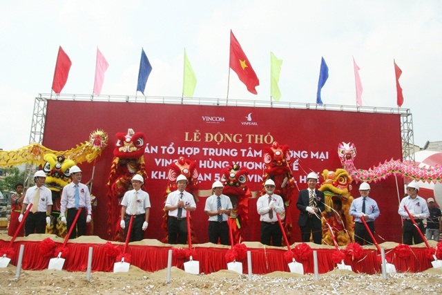 Khởi công tổ hợp thương mại và khách sạn 5 sao của Vingroup tại Huế - 1 Khởi công tổ hợp thương mại và khách sạn 5 sao của Vingroup tại Huế