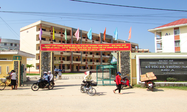 Hàng ngàn chỗ ở miễn phí, giá rẻ cho thí sinh - 1 Ký túc xá Trường Bia lớn nhất trong Đại học Huế với 3.000 chỗ ở giá rẻ cho sĩ tử đến Huế