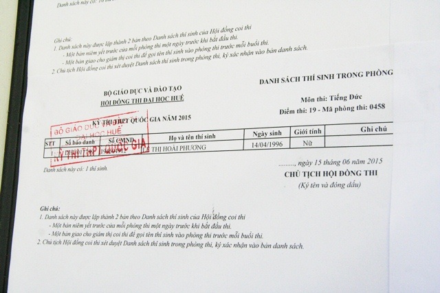 Những môn Ngoại ngữ “hiếm” thí sinh - 2 Môn thi tiếng Đức với chỉ 1 thí sinh duy nhất, nhưng không tới thi