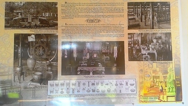 Lịch sử 170 năm của ngôi điện đẹp nhất triều Nguyễn - 5 Hình ảnh Viện Bảo tàng Khải Định đặt tại điện Long An những ngày đầu thành lập