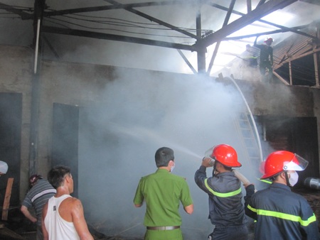 Hiện trường vụ cháy