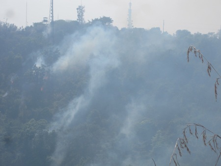 2 trạm thu phát sóng suýt bị đe dọa do cháy rừng