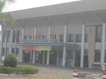 Cảng hàng không Pleiku chuẩn bị đóng cửa để đảm bảo công tác thi công.