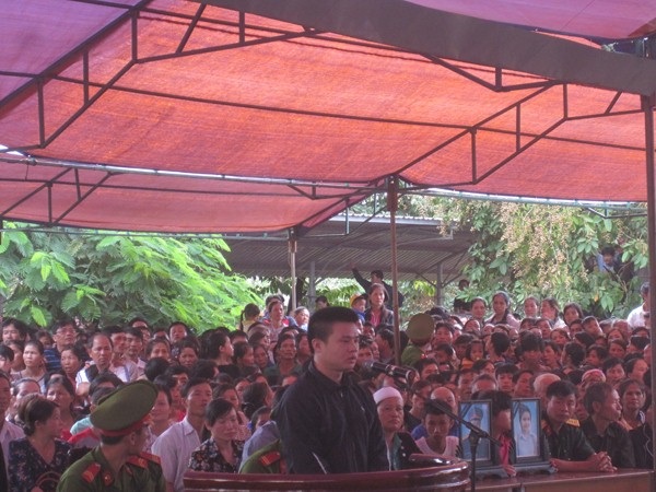 Bị cáo Tiến trước vành móng ngựa