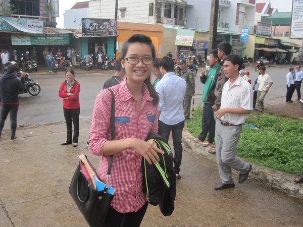 Thanh Xuân chia sẽ, không cần học cũng làm được 5 điểm môn Địa (Ảnh Thiên Thư)