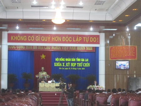 Kỳ họp HĐND tỉnh Gia Lai khóa X, lần thứ 9