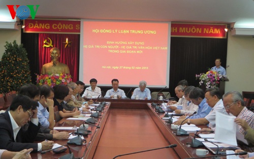 Xây dựng hệ giá trị con người, văn hóa Việt Nam giai đoạn mới - 1 Toàn cảnh Hội thảo (Ảnh: Nguyên Nhung)
