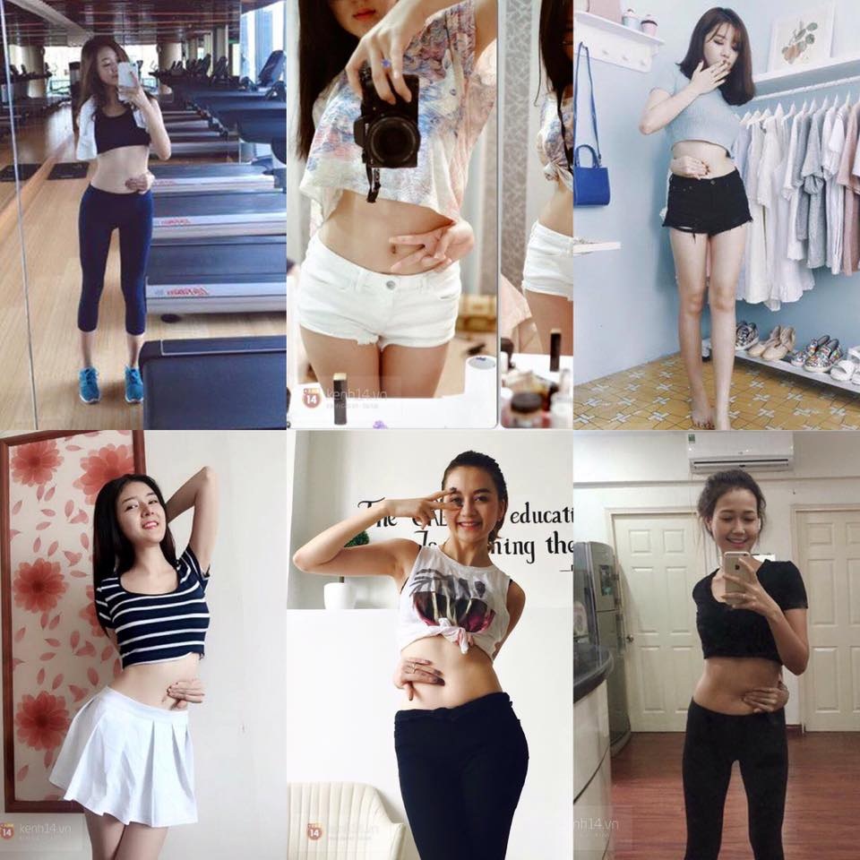 Sao Việt phát sốt với trào lưu “chạm nút rốn“ khoe vòng eo sexy - 1 Salim, Vân Shi, Hạt Mít, Lily Luta,Thiều Bảo Trang, Nhung Gumiho đã thử sức với trào lưu này.