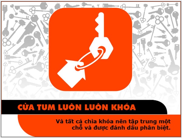 Kỹ năng cơ bản phòng chống trộm, cướp đột nhập - 3 Theo