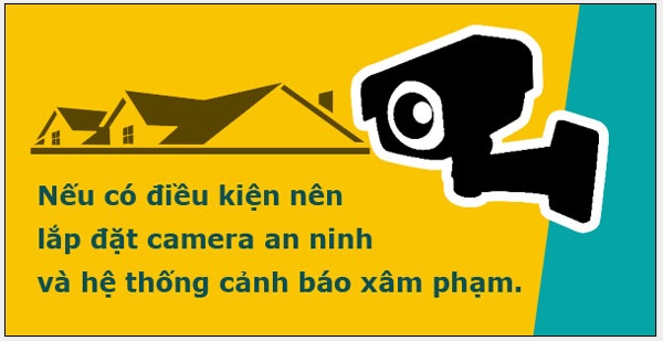 Kỹ năng cơ bản phòng chống trộm, cướp đột nhập - 6 Theo