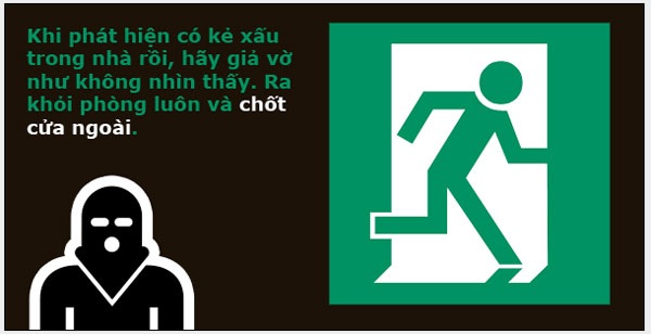 Kỹ năng cơ bản phòng chống trộm, cướp đột nhập - 5 Theo