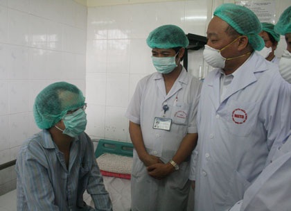 Ca nhiễm cúm A/H1N1 đầu tiên tại Việt Nam. Ảnh: H.Hải
