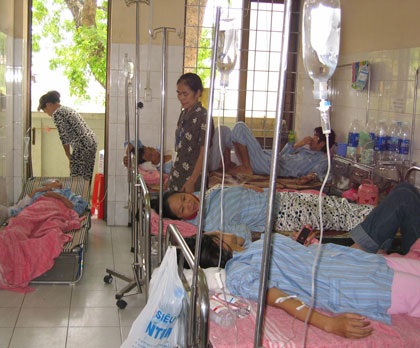 Dịch tả hoành hành tại miền Bắc Việt Nam với gần 2000 ca mắc năm 2007. Ảnh: H.Hải