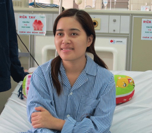 Bệnh nhân đã qua cơn nguy kịch. Ảnh: T.Anh