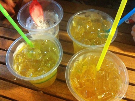 Trà chanh ở phố Nhà Thờ nhiễm khuẩn độc