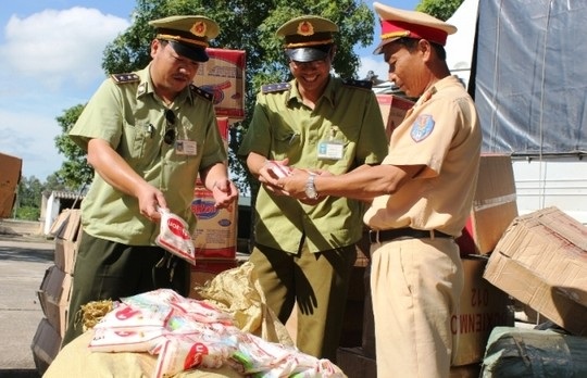 Một vụ hàng lậu của Trung Quốc bị lực lượng chức năng thu giữ