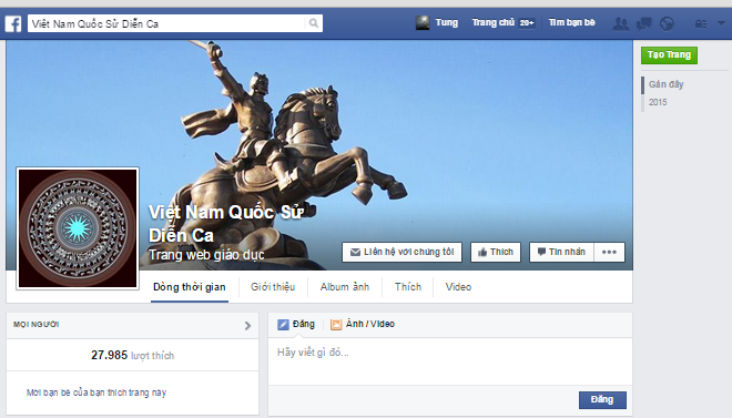 Giảng viên 8X, sáng tác 3.000 bài thơ hào hùng về sử Việt - 2 Fanpage Facebook Việt Nam Quốc Sử Diễn Ca m