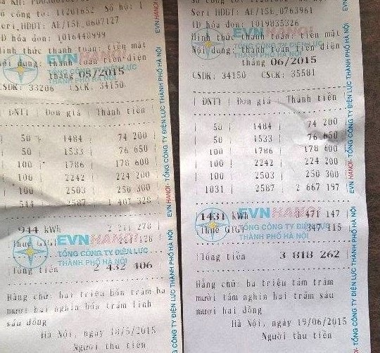 EVN Hà Nội: Hóa đơn tiền điện tăng đột biến chỉ xảy ra ở hộ tiêu thụ nhiều (đợi TTKTS duyệt)