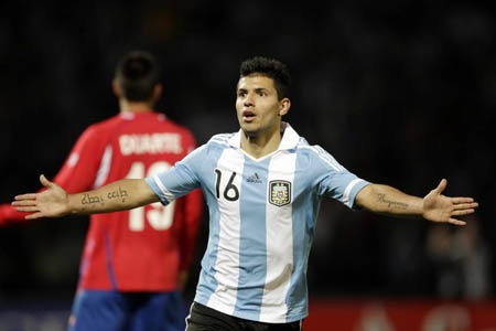 Man City sẽ chi 80 triệu bảng đón bộ đôi Sneijder-Aguero - 2