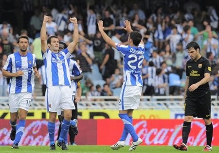 Chơi chủ quan, Barcelona bị cầm hòa tại Anoeta - 2 Chơi chủ quan, Barcelona bị cầm hòa tại Anoeta - 2