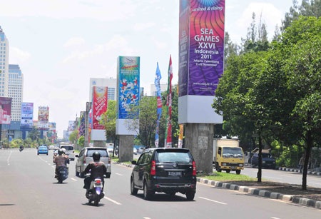 Jakarta nóng dần lên cùng SEA Games 26 - 2 Jakarta nóng dần lên cùng SEA Games 26 - 2