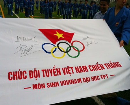 Gửi lời chúc đến ĐT Vovinam dự SEA Games 26 - 2 Gửi lời chúc đến ĐT Vovinam dự SEA Games 26 - 2