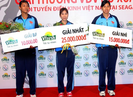 Đội tuyển điền kinh Việt Nam được thưởng thêm 100 triệu đồng - 1 Đội tuyển điền kinh Việt Nam được thưởng thêm 100 triệu đồng - 1