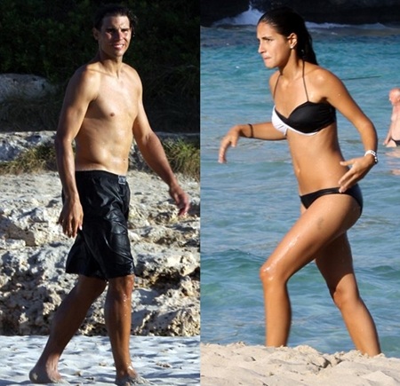 Rafael Nadal tình tứ bên bạn gái trên bãi biển Mallorca - 6
