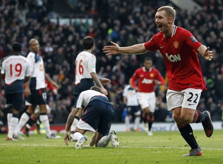 Paul Scholes khơi mào cho chiến thắng "3 sao" của MU - 1