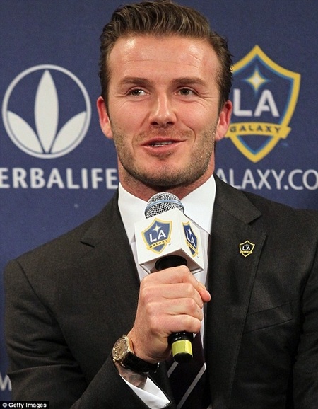 Beckham hứng khởi tập luyện bất chấp trời mưa - 5 Beckham hứng khởi tập luyện bất chấp trời mưa - 5
