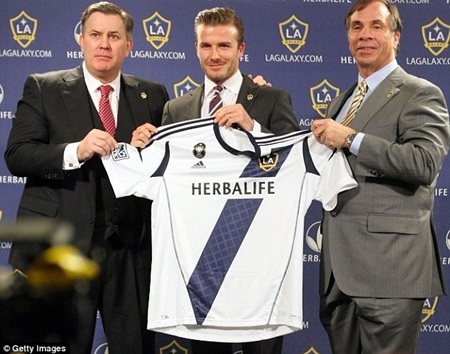 Beckham hứng khởi tập luyện bất chấp trời mưa - 6 Beckham hứng khởi tập luyện bất chấp trời mưa - 6