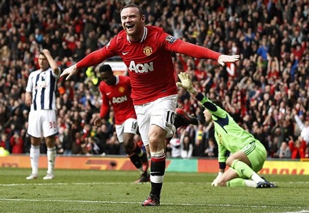 Cú đúp của Rooney giúp MU trở lại ngôi đầu bảng - 1 Cú đúp của Rooney giúp MU trở lại ngôi đầu bảng