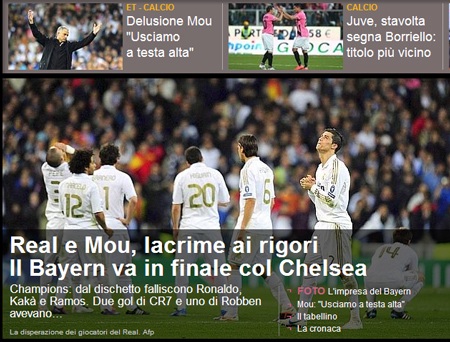 Báo chí thế giới chia sẻ về tấn bi kịch của Real Madrid - 2 Báo chí thế giới chia sẻ về tấn bi kịch của Real Madrid
