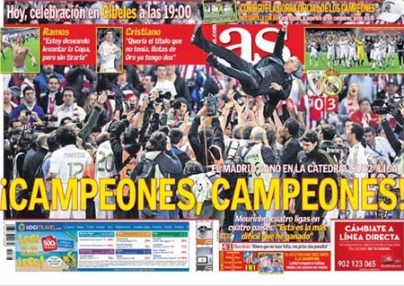 Chức vô địch của Real Madrid qua lăng kính báo chí châu Âu