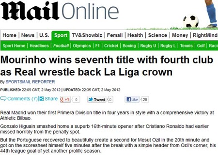 Chức vô địch của Real Madrid qua lăng kính báo chí châu Âu