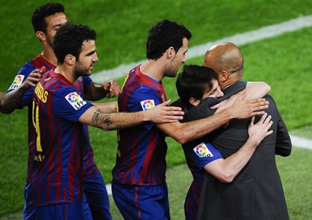 Messi ghi 4 bàn trong ngày Guardiola chia tay sân Nou Camp