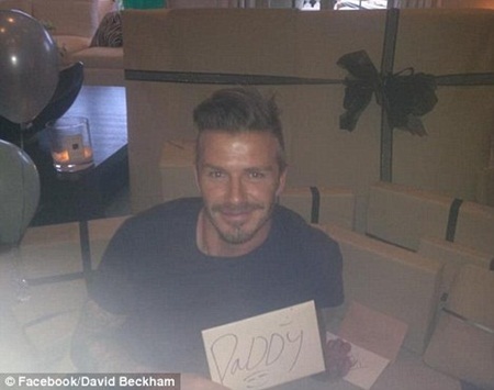 Beckham đón sinh nhật mãn nguyện tuổi 37